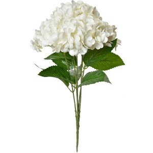 Clayre & Eef 6PL0347W Fleur artificielle blanc vert...