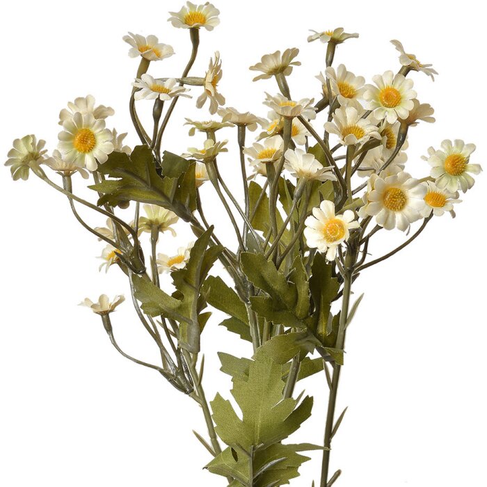 Clayre & Eef 6PL0348W Décoration Branche avec fleurs blanc vert 23x17x60 cm