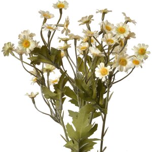 Clayre & Eef 6PL0348W Décoration Branche avec fleurs blanc vert 23x17x60 cm
