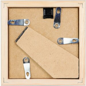 Goldbuch cadre en bois Aura 10x10 cm Dirty Rose bois véritable verre clair MDF