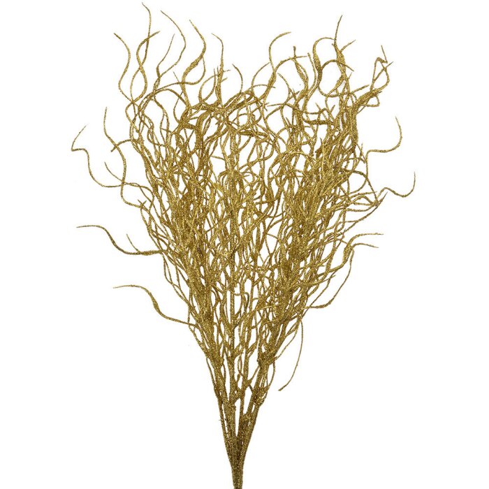 Clayre & Eef 65805 Décoration Branche couleur or 9x6x48 cm
