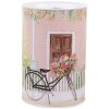 Clayre & Eef 6BL0155 Tirelire rose rétro Ø 10x15 cm