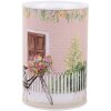 Clayre & Eef 6BL0155 Tirelire rose rétro Ø 10x15 cm