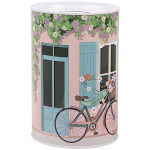 Clayre & Eef 6BL0156 Tirelire Ø 10x15 cm