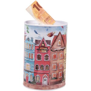 Clayre & Eef 6BL0157 Tirelire Ø 10x15 cm