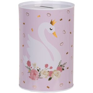 Clayre & Eef 6BL0165 Tirelire Rose Blanc Ø...