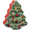 Clayre & Eef 6BL0154 Boîte en fer blanc Sapin Vert Rouge 15x18x7 cm