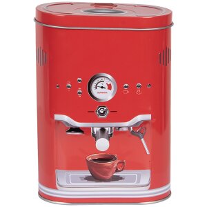 Clayre & Eef 6BL0190 Boîte en fer blanc rouge...