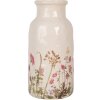 Clayre & Eef Vase 6CE1932L Beige Rose Ø 15x32 cm Céramique style campagnard