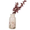 Clayre & Eef Vase 6CE1932L Beige Rose Ø 15x32 cm Céramique style campagnard