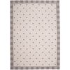 Clayre & Eef LVT42-1G Torchon de cuisine Beige Gris Motif cœur 50x70 cm