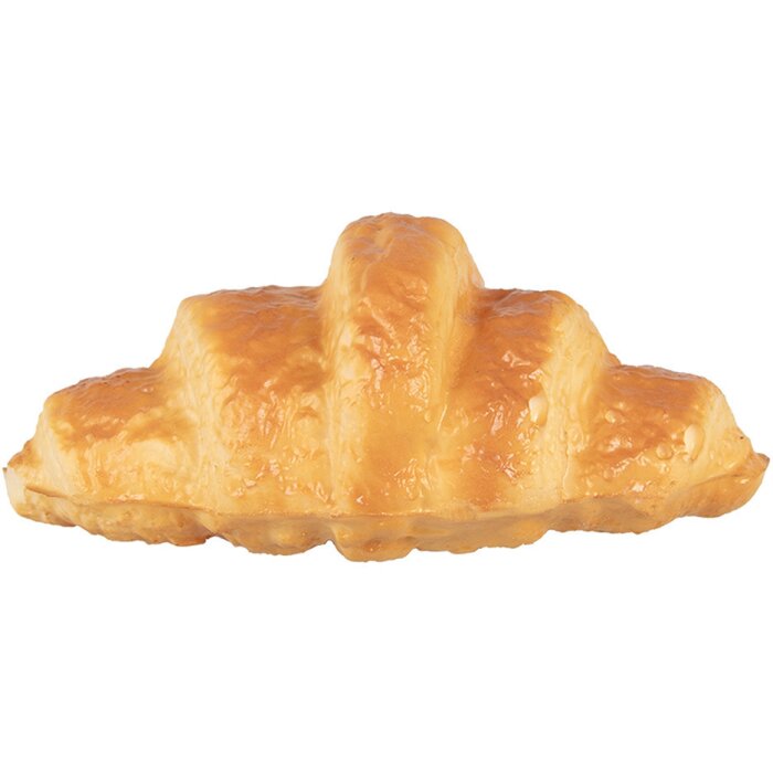 Clayre & Eef Croissant décoratif brun 13x7x5 cm plastique