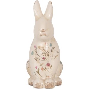 Clayre & Eef 6CE1958L Lapin décoratif en...