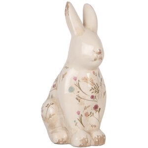 Clayre & Eef 6CE1958L Lapin décoratif en...