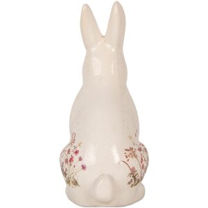 Clayre & Eef 6CE1959L Déco Lapin Beige Rose 16x12x28 cm