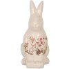 Clayre & Eef 6CE1959M Déco Lapin Beige Rose Céramique 13x10x21 cm