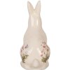 Clayre & Eef 6CE1959M Déco Lapin Beige Rose Céramique 13x10x21 cm