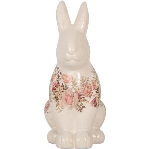 Clayre & Eef 6CE1956L Déco Lapin Beige Rose...