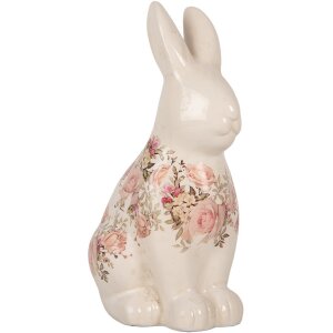 Clayre & Eef 6CE1956L Déco Lapin Beige Rose...
