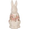 Clayre & Eef 6CE1956L Déco Lapin Beige Rose 16x12x28 cm