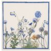 Clayre & Eef 73075 Serviettes en papier Blanc Bleu 33x33 cm 20 pièces