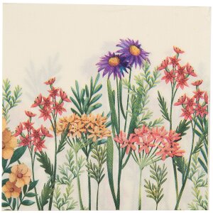Clayre & Eef 73079 Serviettes en papier Beige Rose...