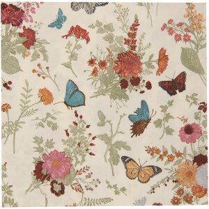 Clayre & Eef 73081 Serviettes en papier 33x33 cm...