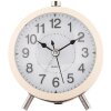 Clayre & Eef 6AC0033BE Réveil Beige 10x7x12 cm Design analogique 1xAA