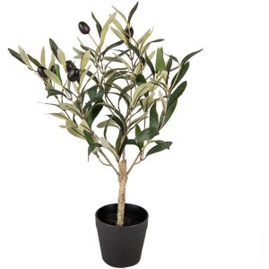 Clayre & Eef 6PL0370 Décoration Arbre vert Plastique 15x15x50 cm