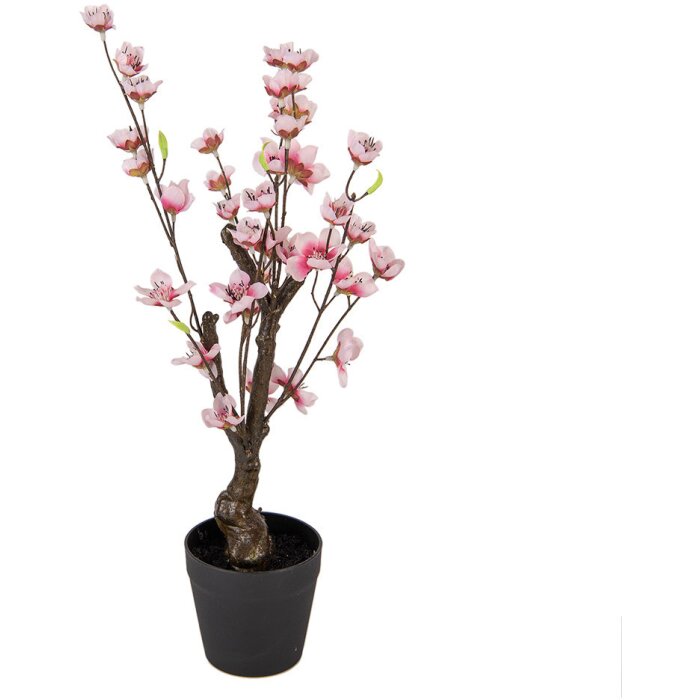 Clayre & Eef 6PL0373 Décor Cerisier rose marron 10x10x48 cm