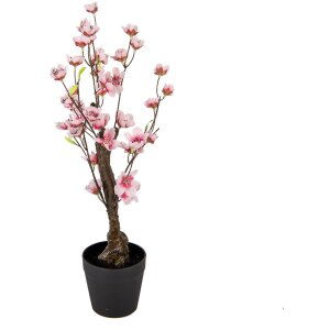 Clayre & Eef 6PL0373 Décor Cerisier rose marron 10x10x48 cm