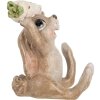 Clayre & Eef 6PR5237 Déco Lapin Beige 6x5x7 cm Polyrésine