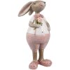 Clayre & Eef 6PR5246 Déco Lapin Beige Rose 4x5x11 cm