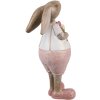 Clayre & Eef 6PR5246 Déco Lapin Beige Rose 4x5x11 cm