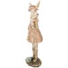 Clayre & Eef 6PR5507 Déco Lapin Beige Doré 9x8x26 cm