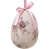 Clayre & Eef 65914 Suspension décorative Oeuf Set 2 Multicolore Ø 9x12 cm