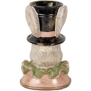 Clayre & Eef 6PR5133 Déco Lapin Beige Doré 18x15x29 cm