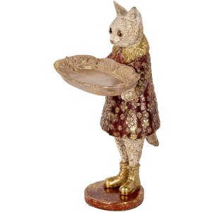 Clayre & Eef 6PR5142 Déco Chat Beige Or...