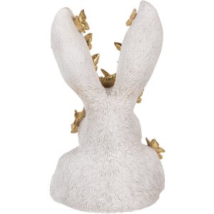 Clayre & Eef 6PR5106 Décor Lapin blanc or 21x20x34 cm