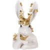 Clayre & Eef 6PR5106 Décor Lapin blanc or 21x20x34 cm