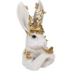 Clayre & Eef 6PR5106 Décor Lapin blanc or 21x20x34 cm