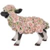 Clayre & Eef 6PR5110 Décoration Vache noir blanc rose 41x19x33 cm