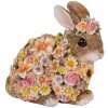Clayre & Eef 6PR5114 Décoration Lapin beige rose 19x12x18 cm style rustique