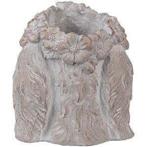 Clayre & Eef 6TE0556M Pot de fleurs lapin beige or 16x18x18 cm