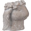 Clayre & Eef 6TE0556M Pot de fleurs lapin beige or 16x18x18 cm