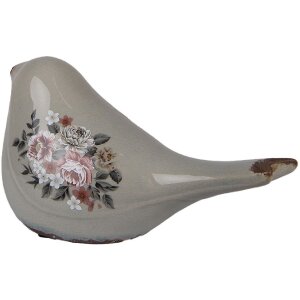 Clayre & Eef 6CE1969M Décoration Oiseau Gris...