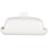 Clayre & Eef 6CE2045 Beurrier Céramique Blanc 9x8x5 cm