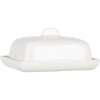 Clayre & Eef 6CE2045 Beurrier Céramique Blanc 9x8x5 cm