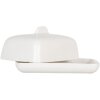 Clayre & Eef 6CE2045 Beurrier Céramique Blanc 9x8x5 cm