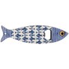 Clayre & Eef 6CE2070 Décapsuleur Bleu Céramique 5x18x1 cm Motif poisson